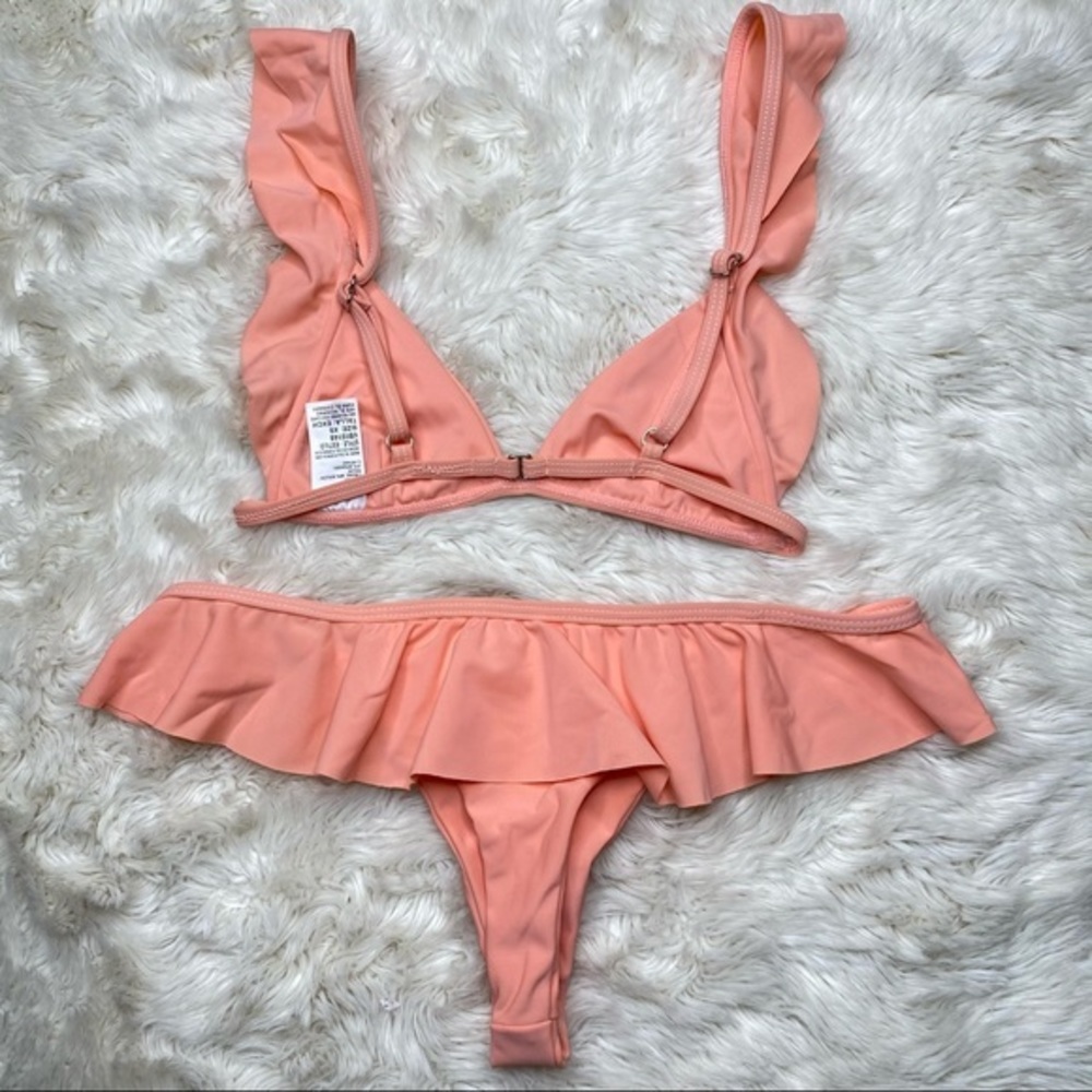 VYB Swim June Ruffle Top & Bottom Bikini Set - Picture 3 of 4